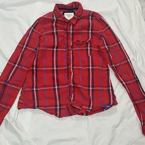 ABERCROMBIE & FITCH WOMEN BUTTON UP SZ M
